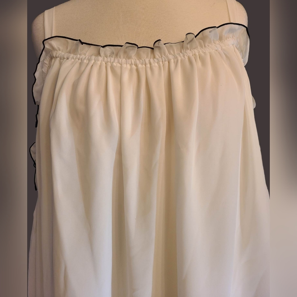 NWT Ryegrass size 3X white blouse - Picture 2 of 14